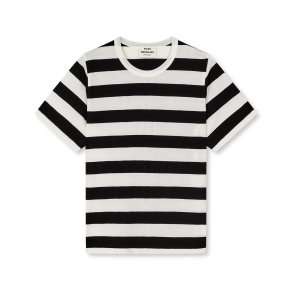 Single organic grace tee black/white