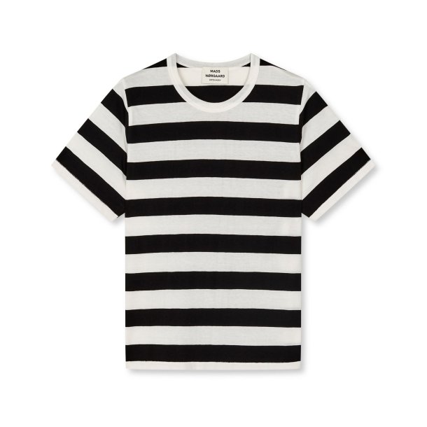 Single organic grace tee black/white