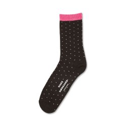 Sock pair ana mix blue stripe/dot 