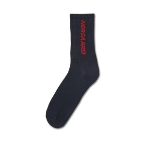Sock single logo step navy