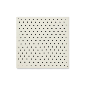 Soft cotton self scarf dot black