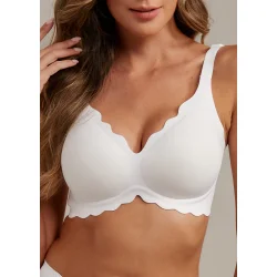 Softscallop b�jlefri bh hvid