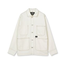 Soil denim chore jacket vanilla ice