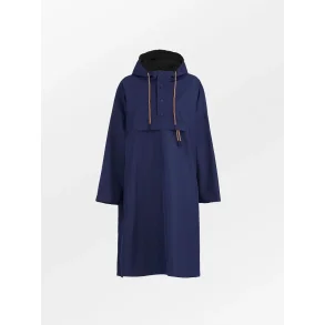 Solid rain poncho naval academy blu