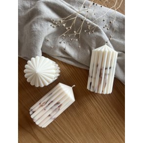 Soya lys lille marmor