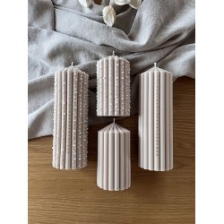 Soya lys stor classic brun 