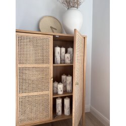 Soya lys stor marmor