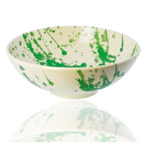 Splash fruit bowl forest green splash