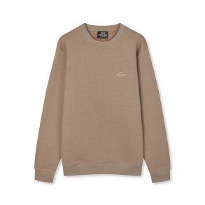 Standard crew logo sweat walnut