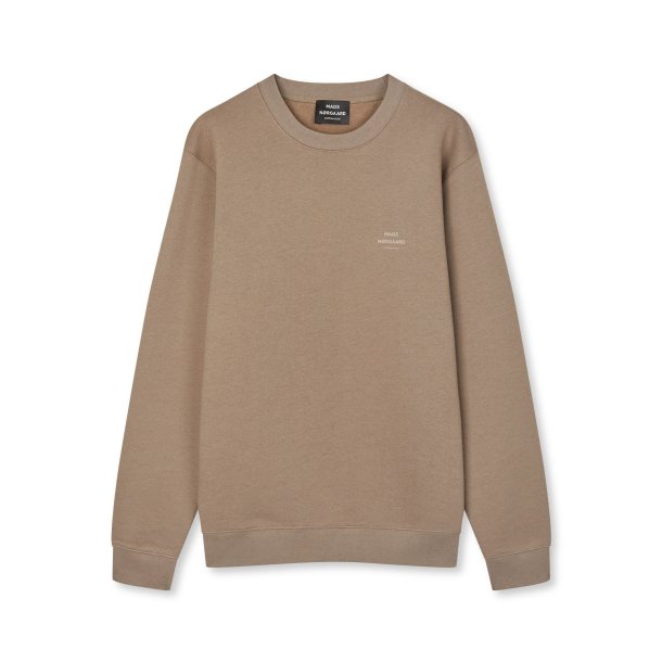 Standard crew logo sweat walnut