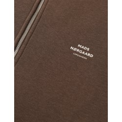 Standard half zip logo sweat demitasse