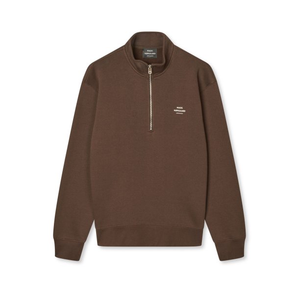 Standard half zip logo sweat demitasse