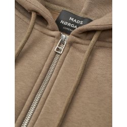 Standard luka hoodie zip walnut