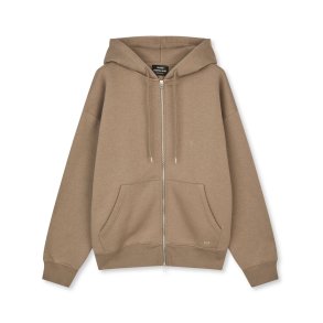 Standard luka hoodie zip walnut