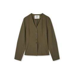 Stretchy nylon sara jacket tarmac