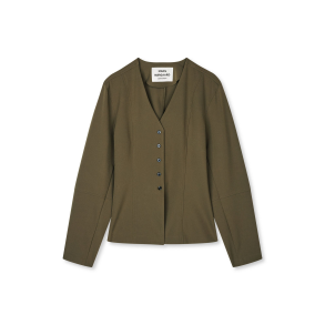 Stretchy nylon sara jacket tarmac