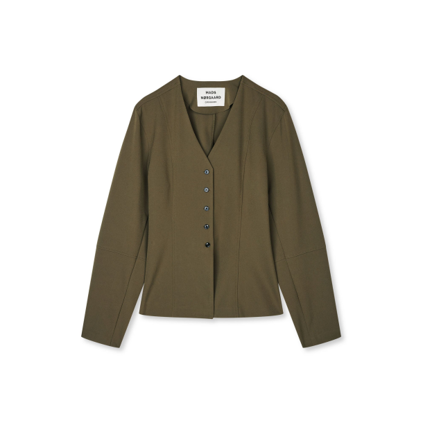 Stretchy nylon sara jacket tarmac
