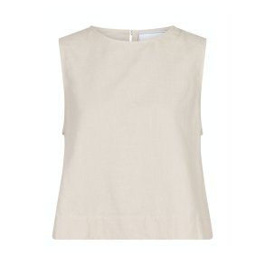Svetlana linen top sand