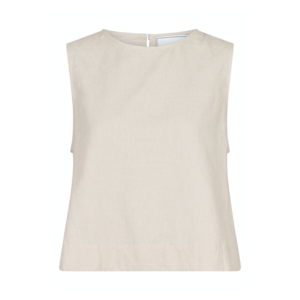 Svetlana linen top sand