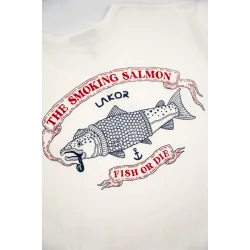 The smoking salmon t-shirt starwhite