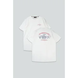 The smoking salmon t-shirt starwhite