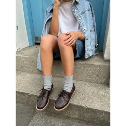 The walk leather brown