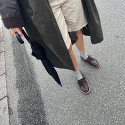 The walk leather brown