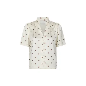 Torana dotted blouse creme