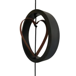 Trring eg sort Dia 20 cm