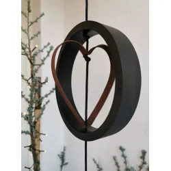 Trring eg sort Dia 20 cm