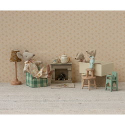 Tvillinger, baby mus i t�ndstik�ske 17-5000-00