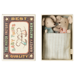 Tvillinger, baby mus i t�ndstik�ske 17-5000-00