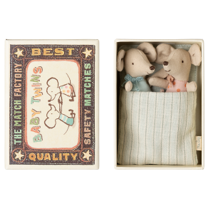 Tvillinger, baby mus i t�ndstik�ske 17-5000-00