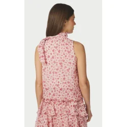 Veda flower top dusty rose 
