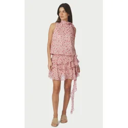 Veda flower top dusty rose 