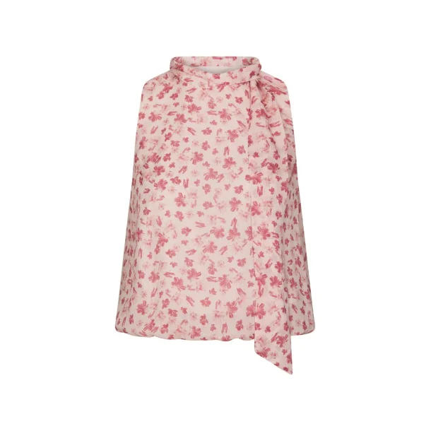 Veda flower top dusty rose 