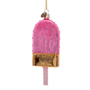 Vondels ornament gold pink popsicle