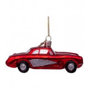 Vondels ornament red car 
