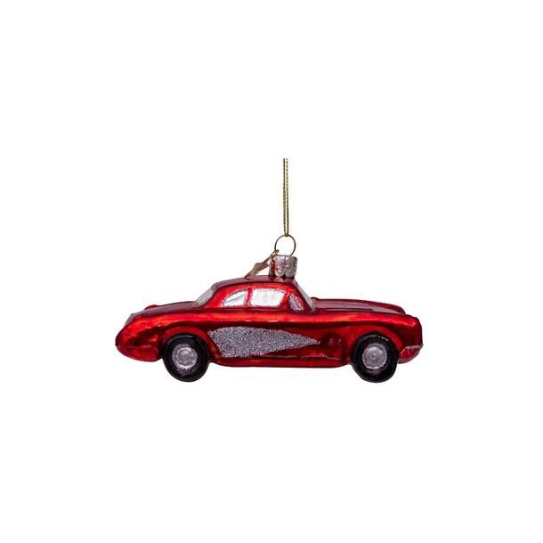 Vondels ornament red car 