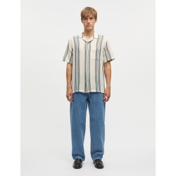 Weave mesh kenji shirt ss vanilla i