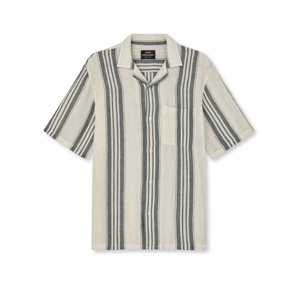 Weave mesh kenji shirt ss vanilla i