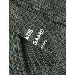 Woolen carl rib socks beluga 