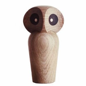 Architectmade owl stor lys