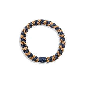 Kknekki cognac-navy glitter stripe 