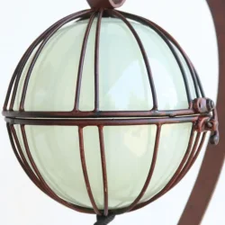 Iron decor ball rust small