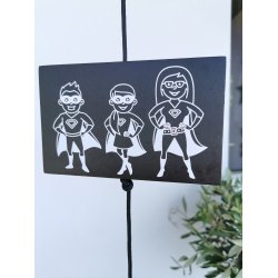 Kridttavle til snoren