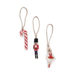 Julepynt sukkerstok ballerina ndde