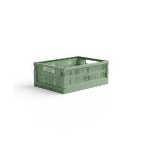 Made crate midi green bean green