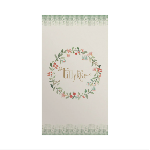 Serviet tillykke small 15-2301-00