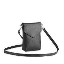 Carly mobile bag grain Black